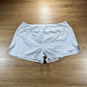 Nike Dri-Fit Women's Running Shorts XL Gray Lightweight Active Athletic Tempo